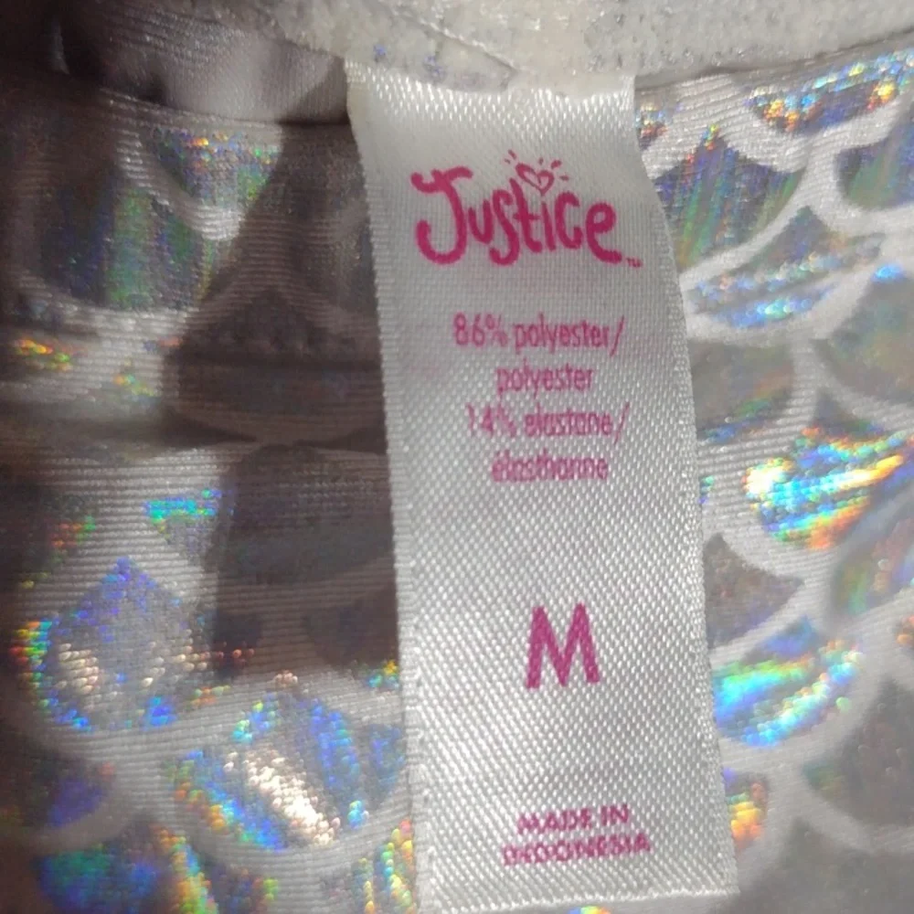 Holographic 🌈 Silver Mermaid Skirt